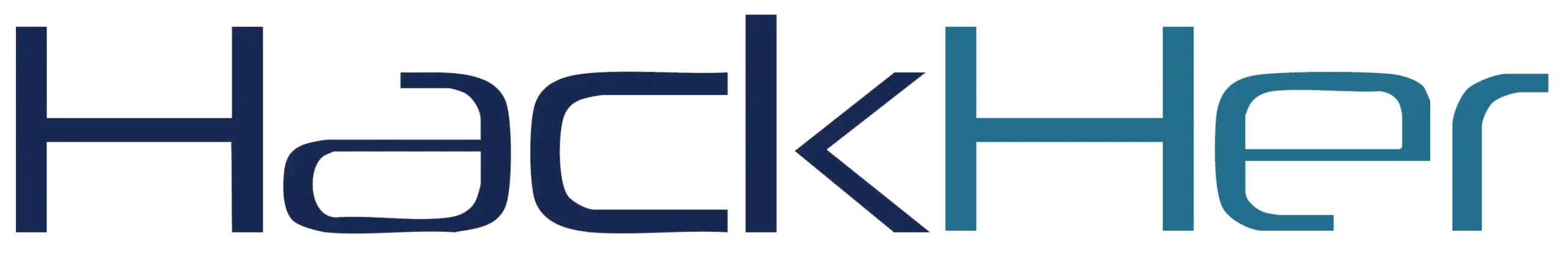 HackHer Letters Logo